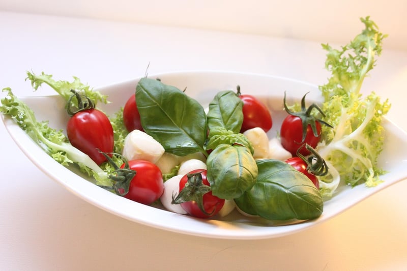 Balsamic Vinegar, Strawberries, Basil